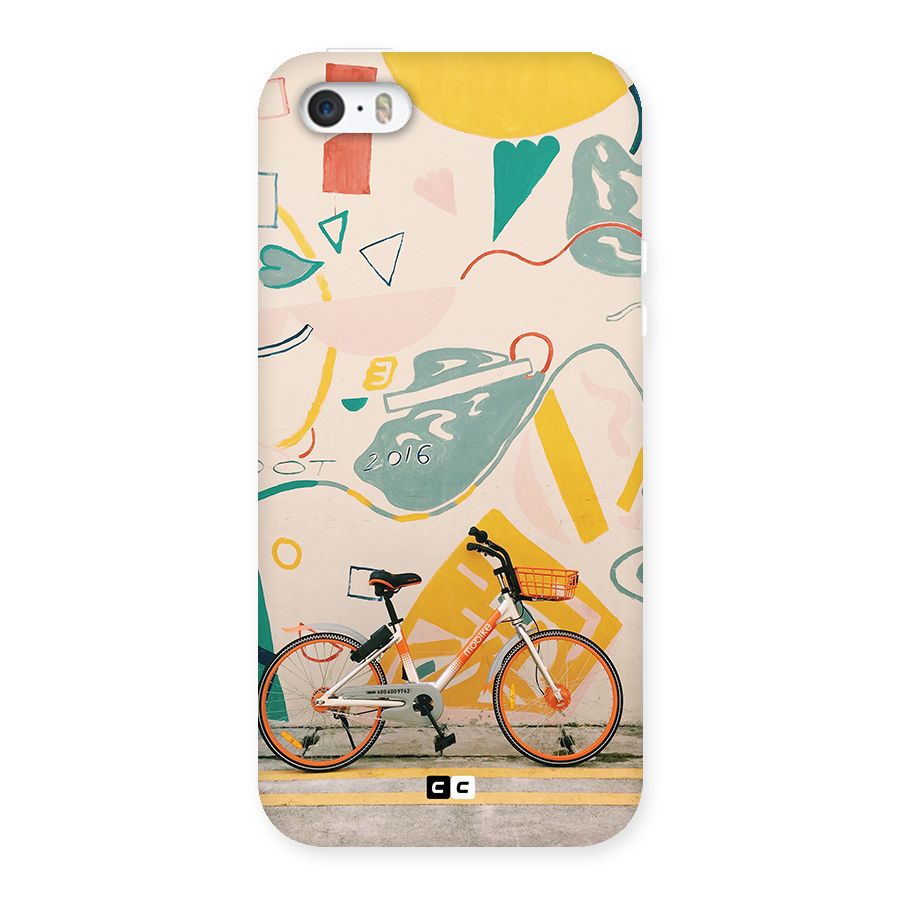 Street Art Bicycle Back Case for iPhone SE 2016