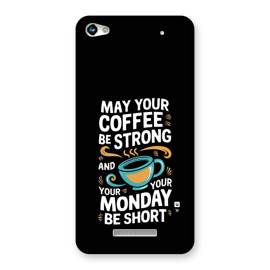 Strong Coffee Back Case for Canvas Hue 2 A316
