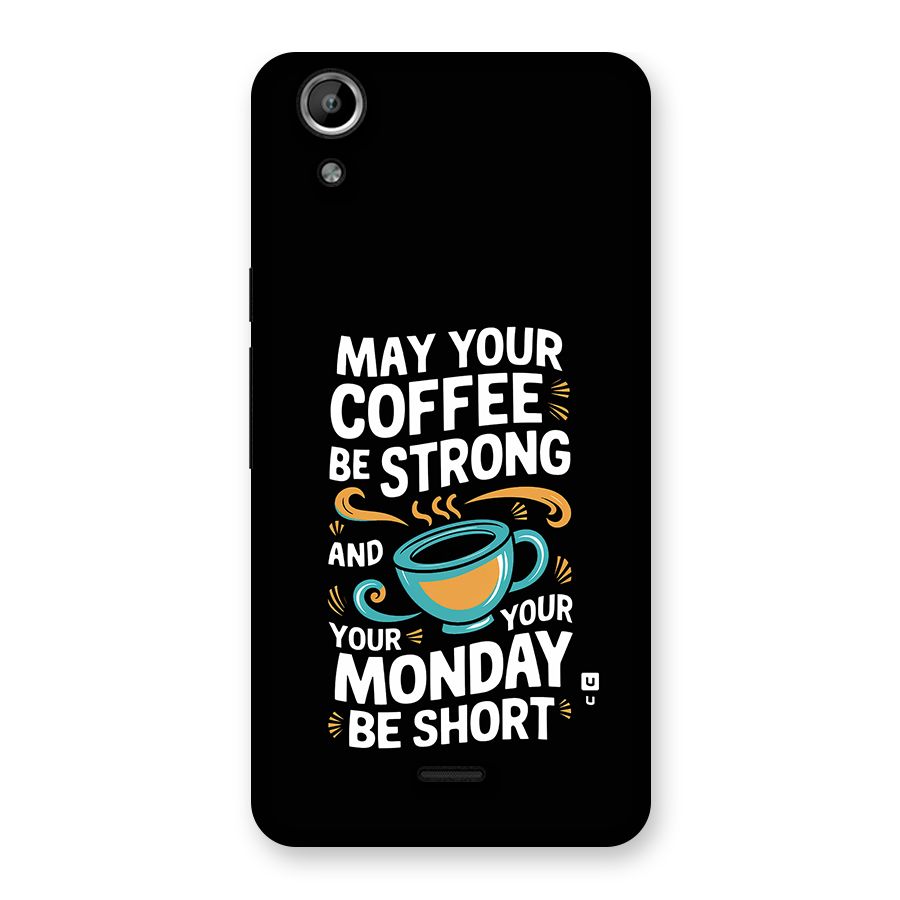Strong Coffee Back Case for Canvas Selfie Lens Q345