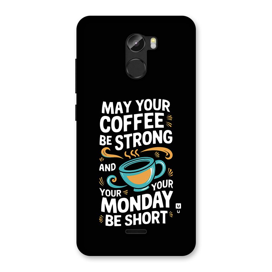 Strong Coffee Back Case for Gionee X1