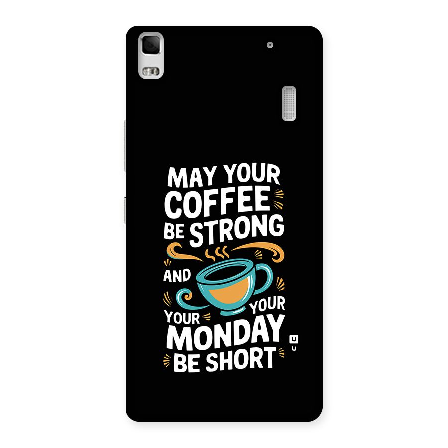 Strong Coffee Back Case for Lenovo K3 Note