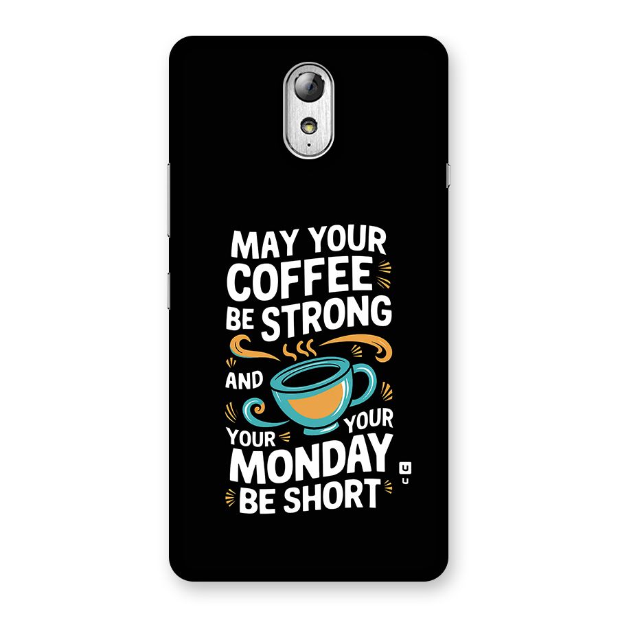Strong Coffee Back Case for Lenovo Vibe P1M