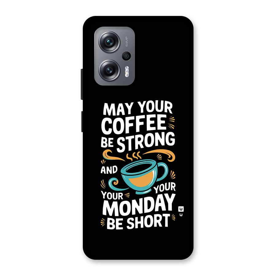 Strong Coffee Back Case for Redmi K50i