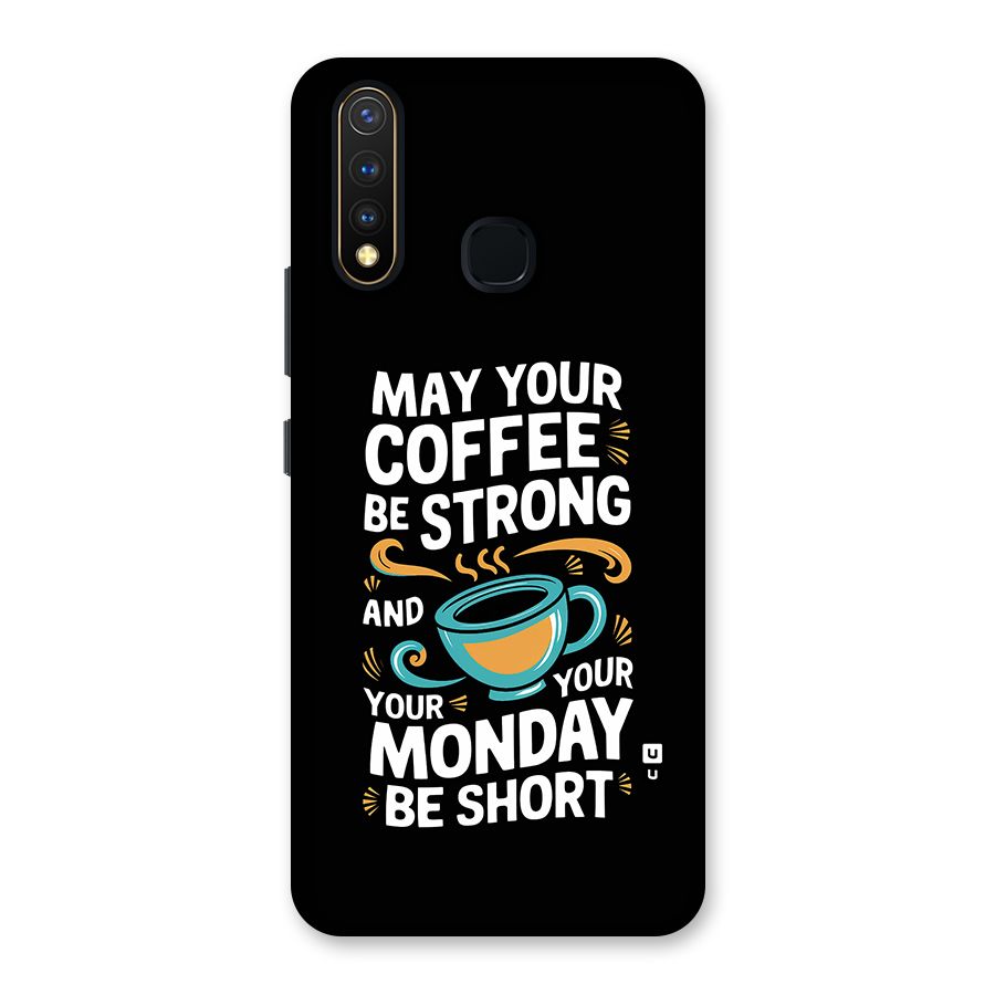 Strong Coffee Back Case for Vivo Y19