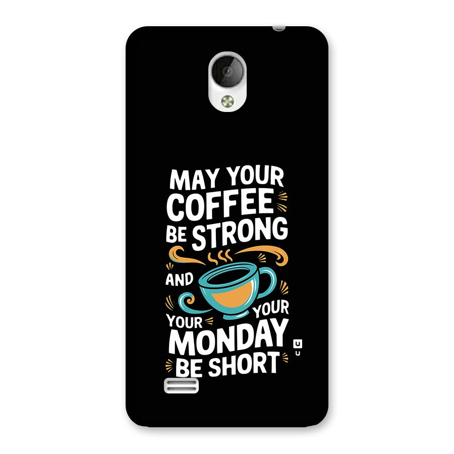 Strong Coffee Back Case for Vivo Y21