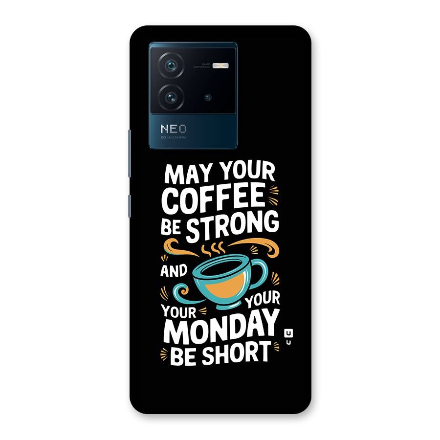 Strong Coffee Back Case for Vivo iQOO Neo 6 5G