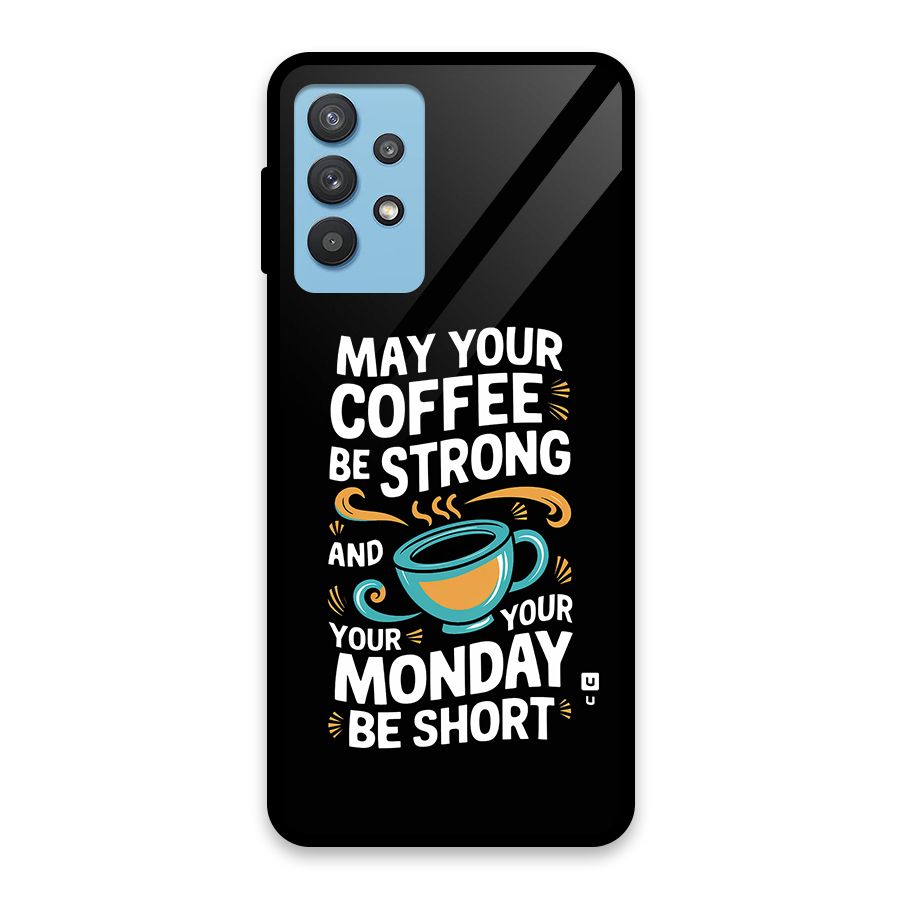 Strong Coffee Glass Back Case for Galaxy M32 5G