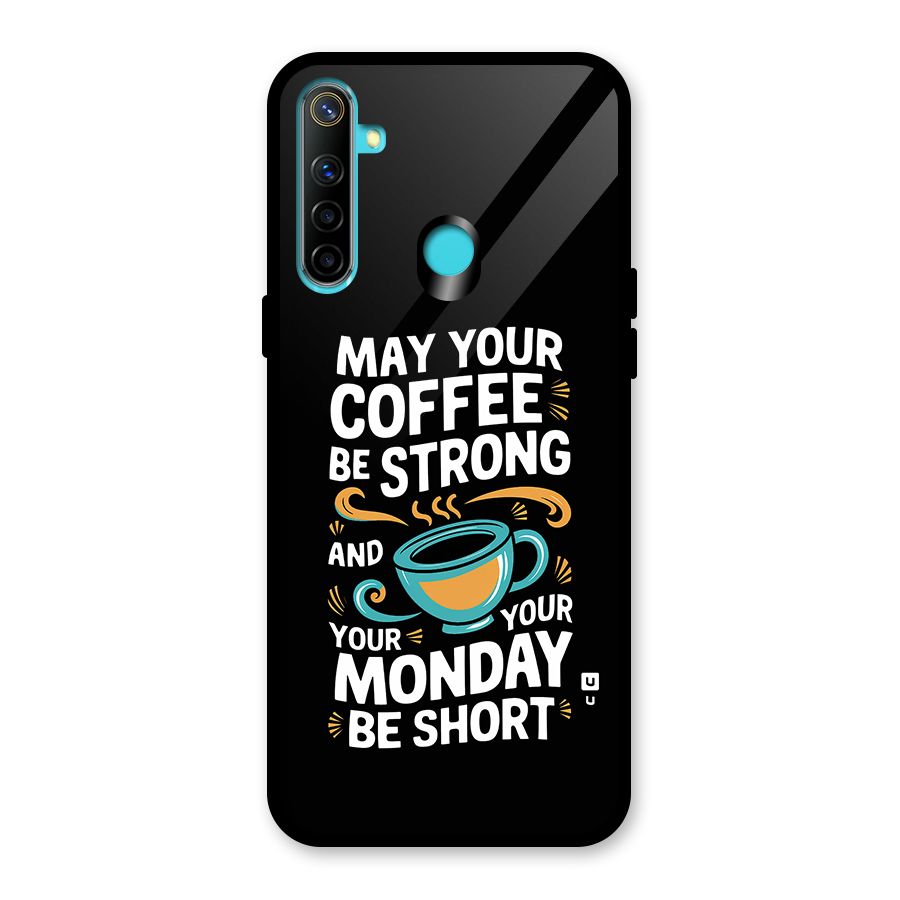Strong Coffee Glass Back Case for Realme 5i