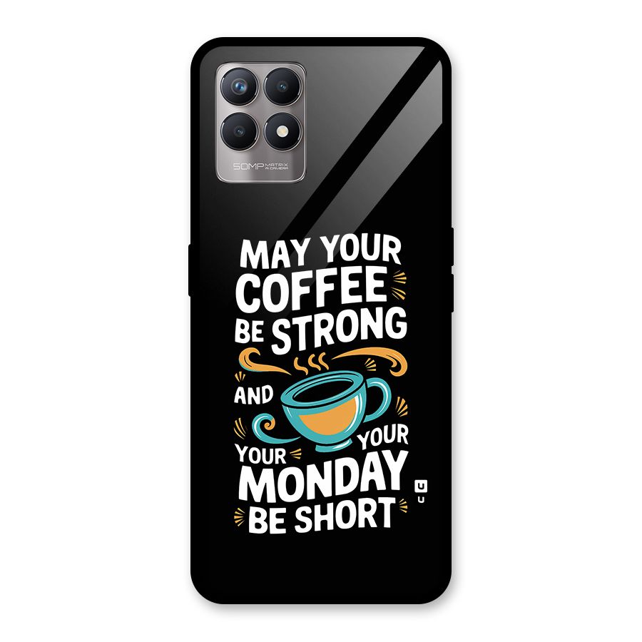 Strong Coffee Glass Back Case for Realme 8i