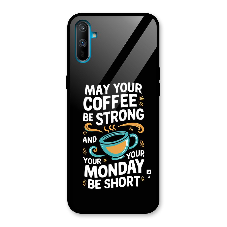 Strong Coffee Glass Back Case for Realme C3