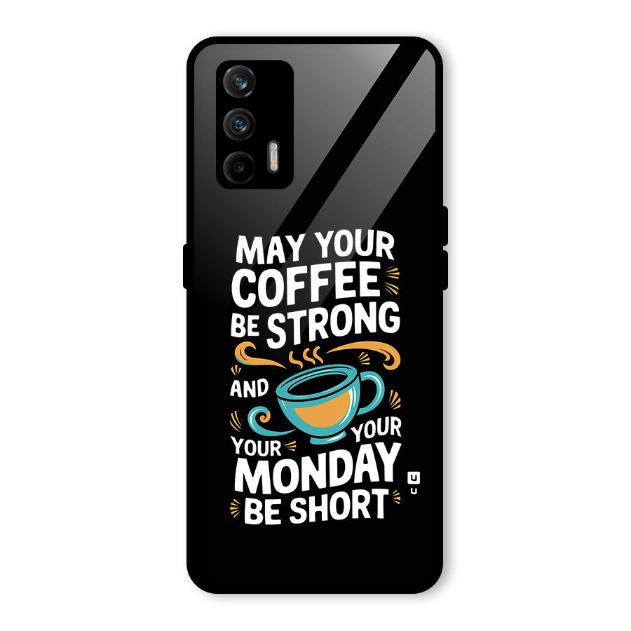 Strong Coffee Glass Back Case for Realme GT 5G