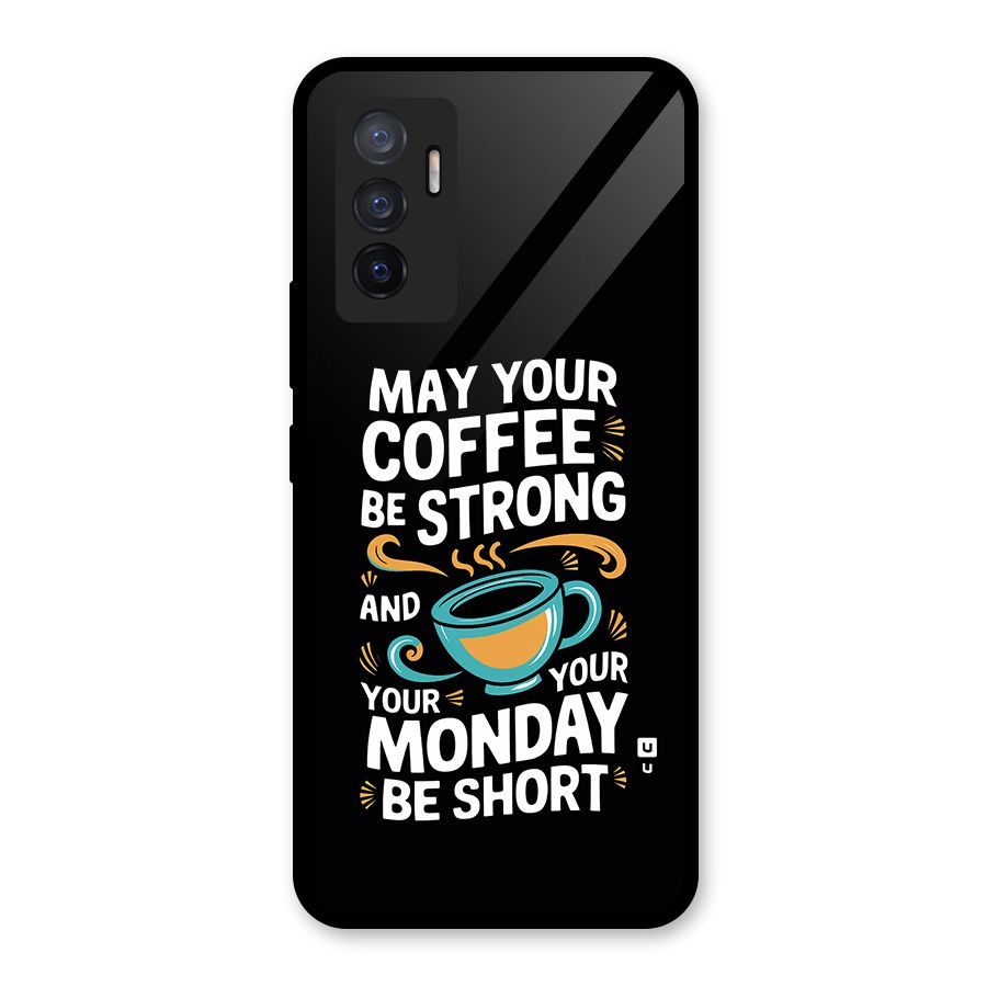 Strong Coffee Glass Back Case for Vivo V23e