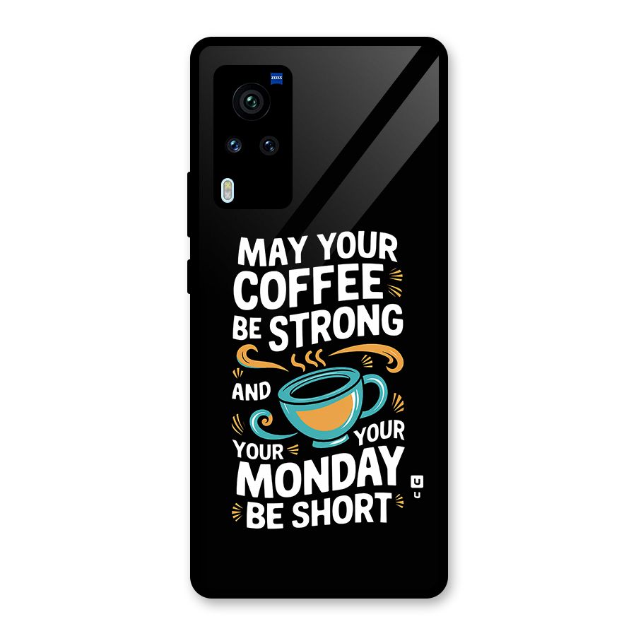 Strong Coffee Glass Back Case for Vivo X60 Pro