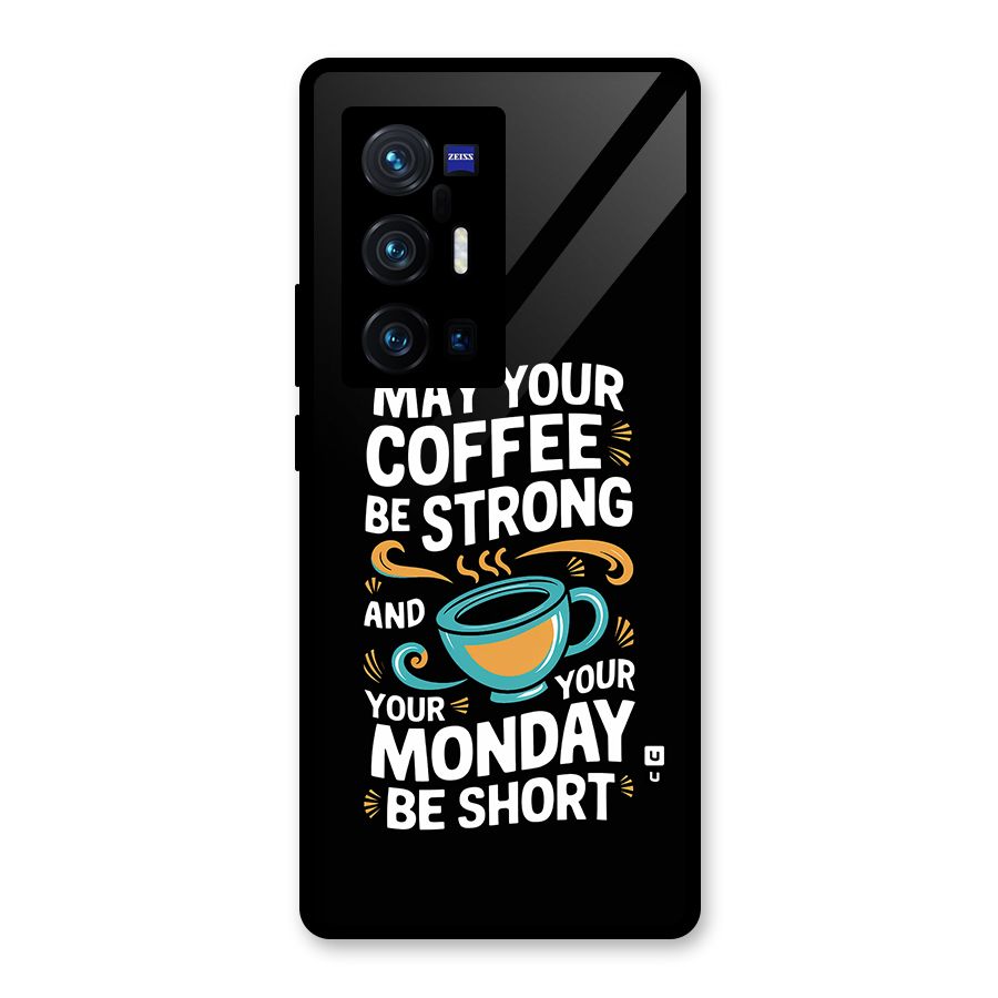Strong Coffee Glass Back Case for Vivo X70 Pro Plus