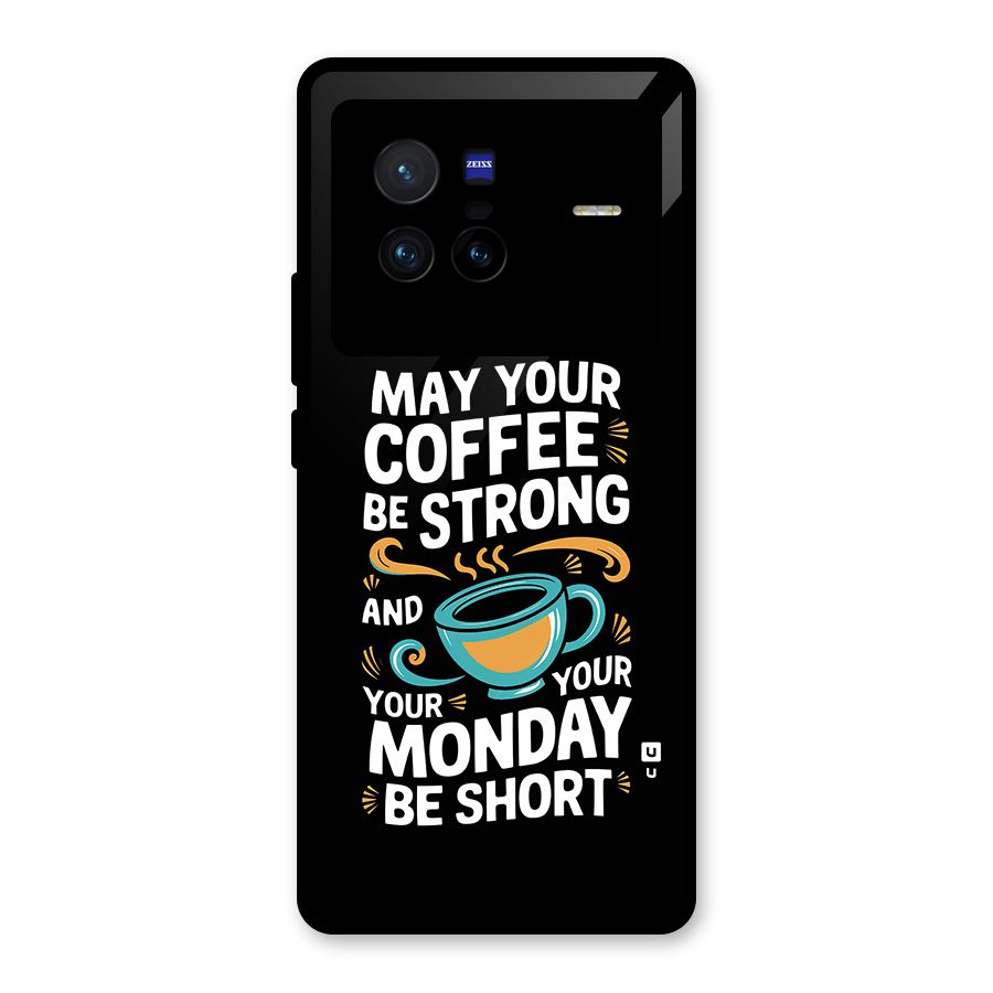 Strong Coffee Glass Back Case for Vivo X80