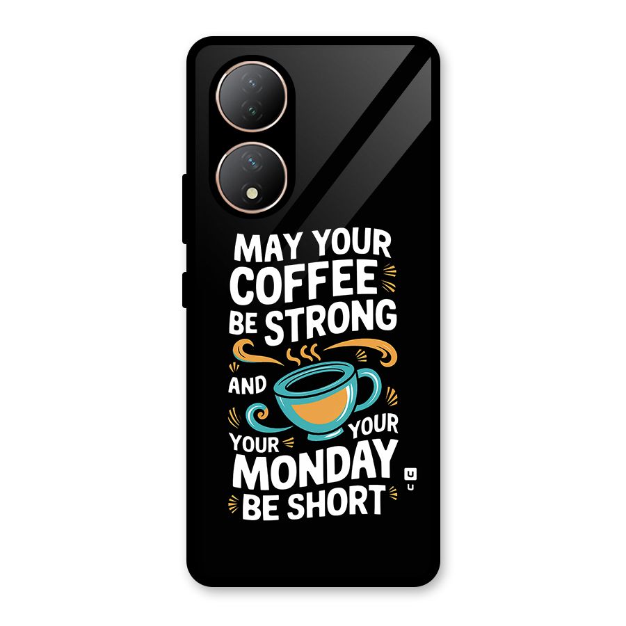 Strong Coffee Glass Back Case for Vivo Y100A