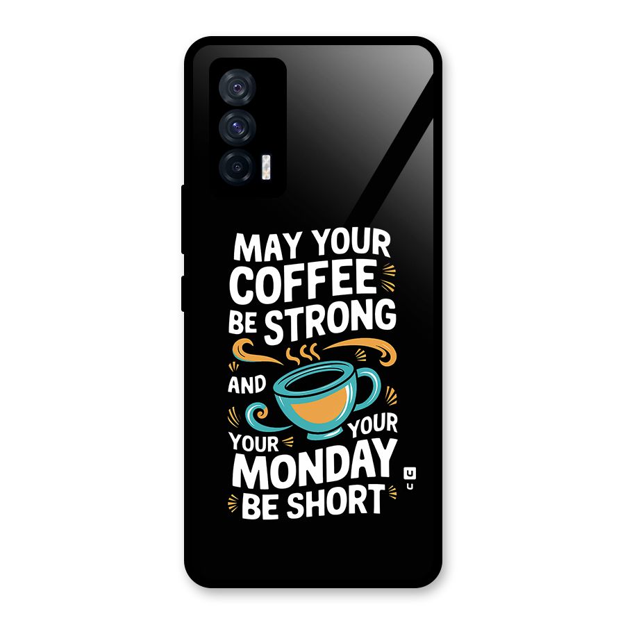 Strong Coffee Glass Back Case for Vivo iQOO 7 5G