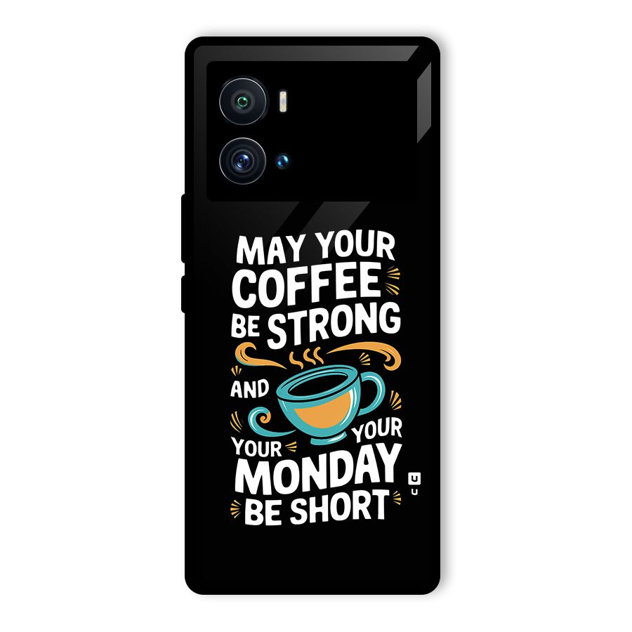 Strong Coffee Glass Back Case for Vivo iQOO 9 Pro