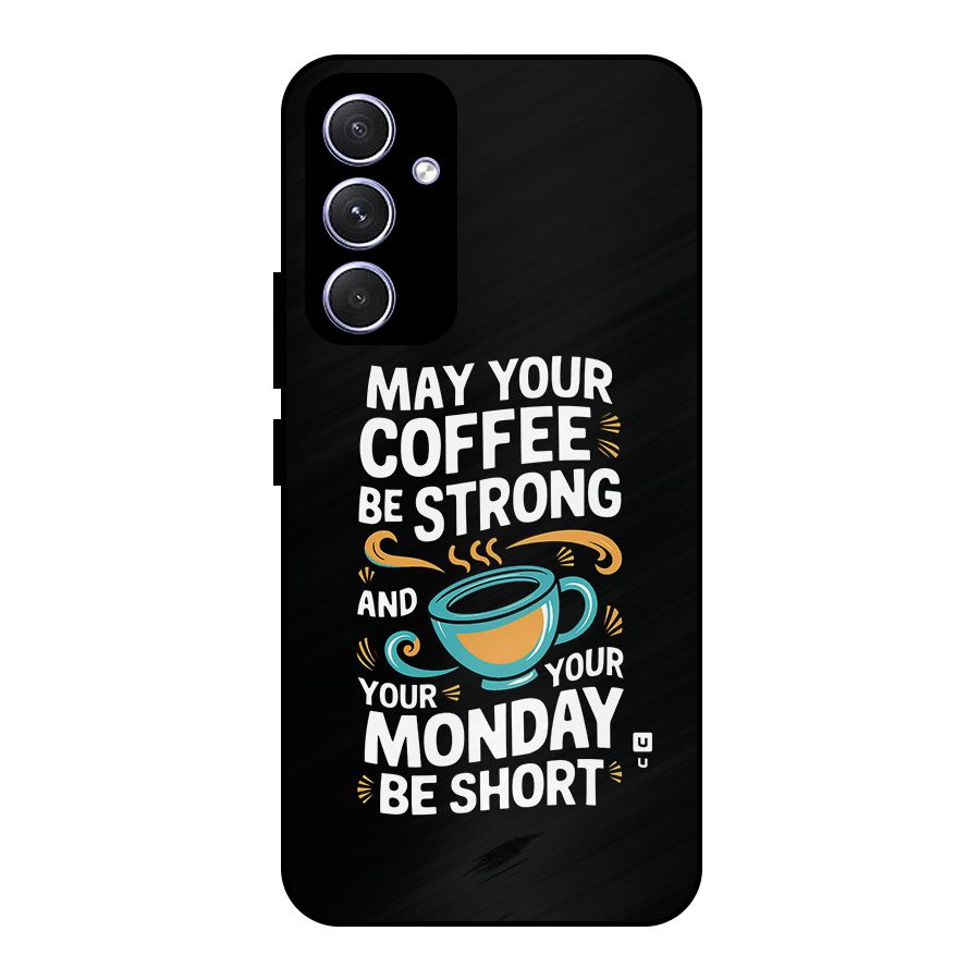 Strong Coffee Metal Back Case for Galaxy A54