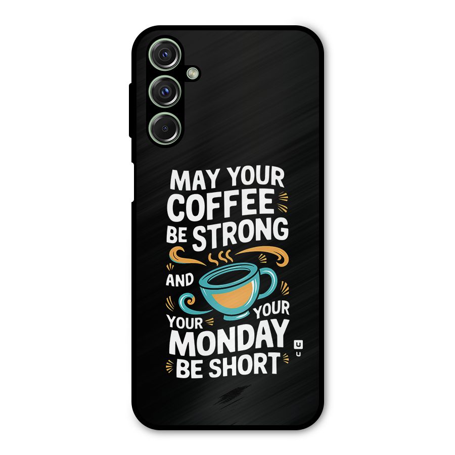 Strong Coffee Metal Back Case for Galaxy M34