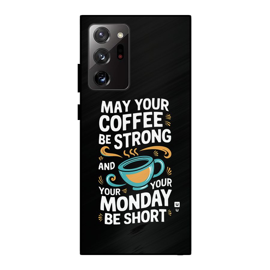 Strong Coffee Metal Back Case for Galaxy Note 20 Ultra 5G