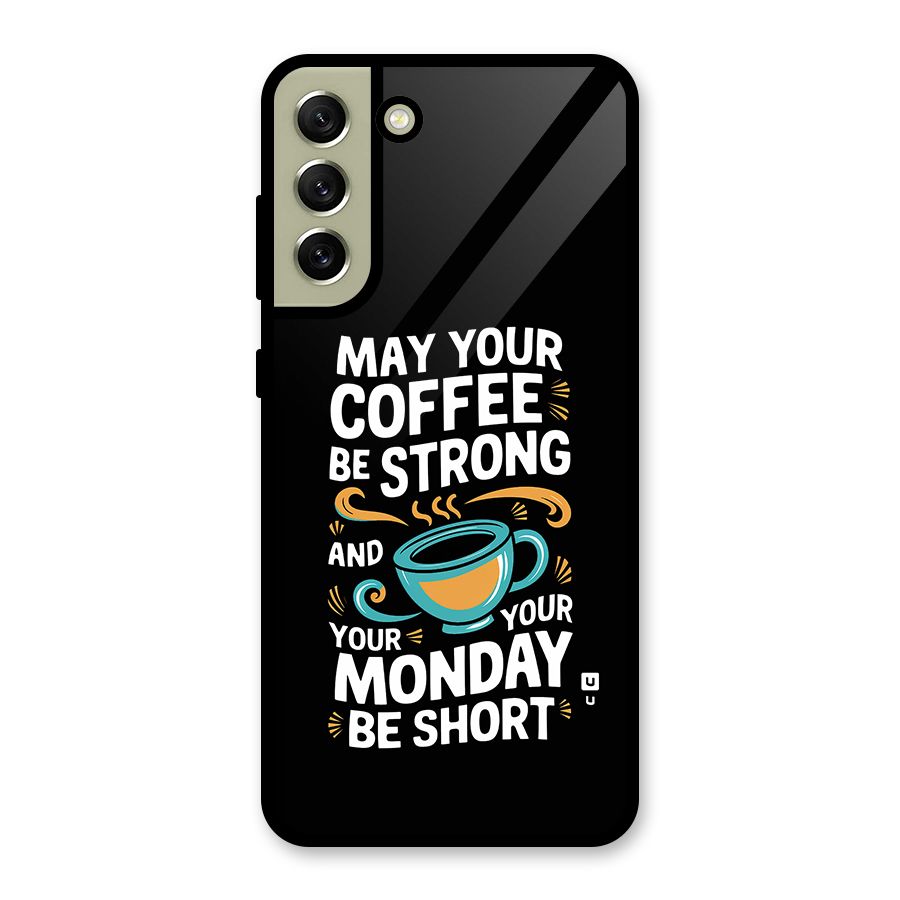Strong Coffee Metal Back Case for Galaxy S21 FE 5G (2023)