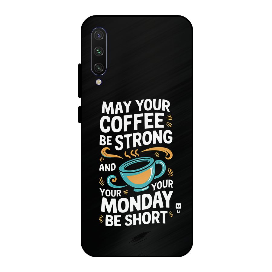Strong Coffee Metal Back Case for Mi A3