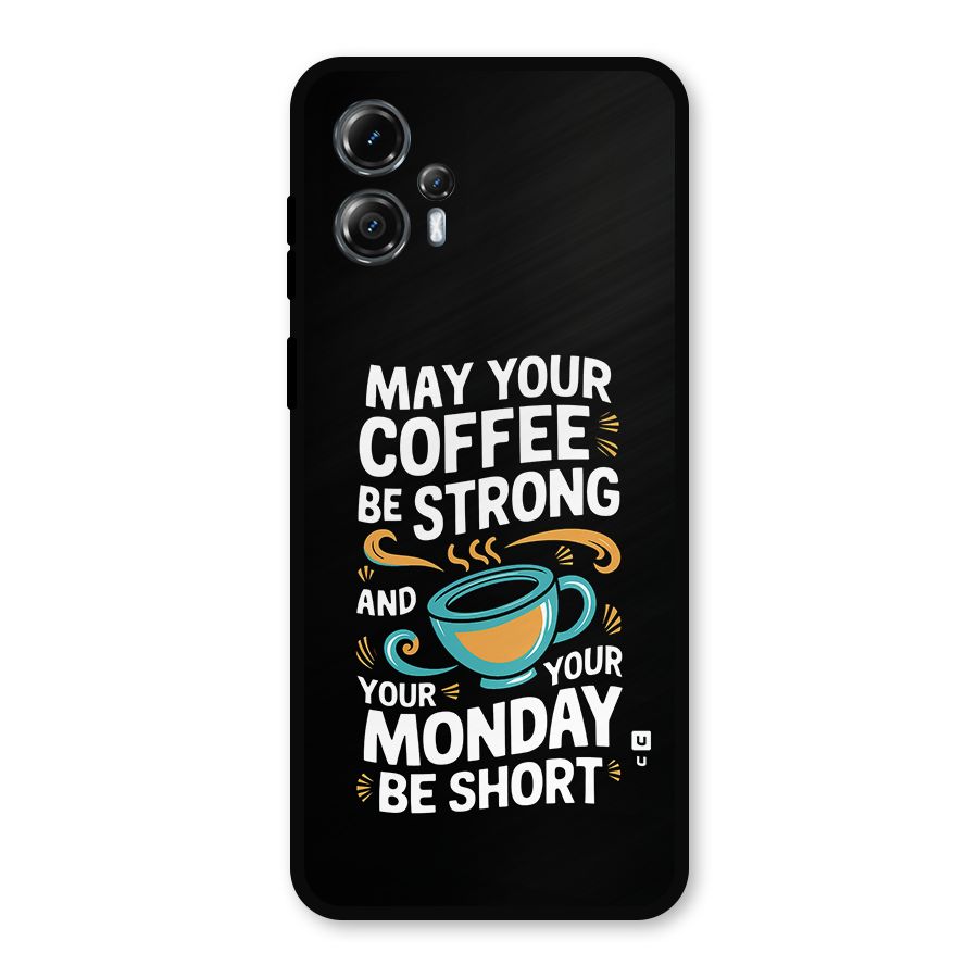 Strong Coffee Metal Back Case for Moto G13