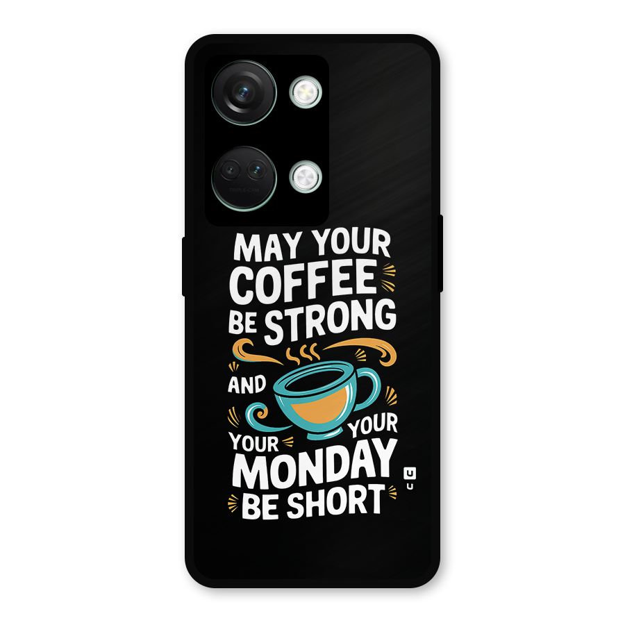 Strong Coffee Metal Back Case for OnePlus Nord 3