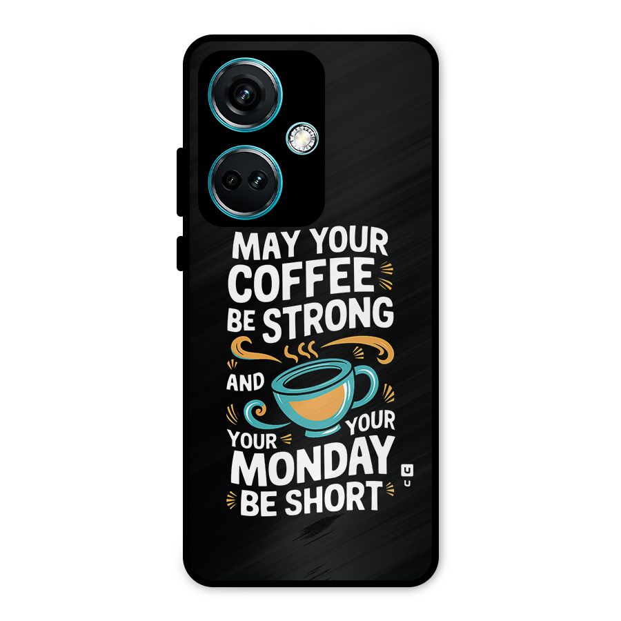 Strong Coffee Metal Back Case for OnePlus Nord CE 3 5G