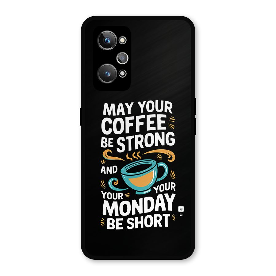 Strong Coffee Metal Back Case for Realme GT Neo2