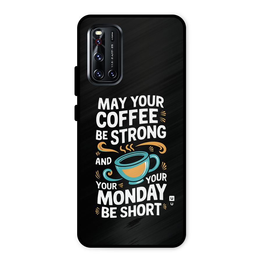 Strong Coffee Metal Back Case for Vivo V19