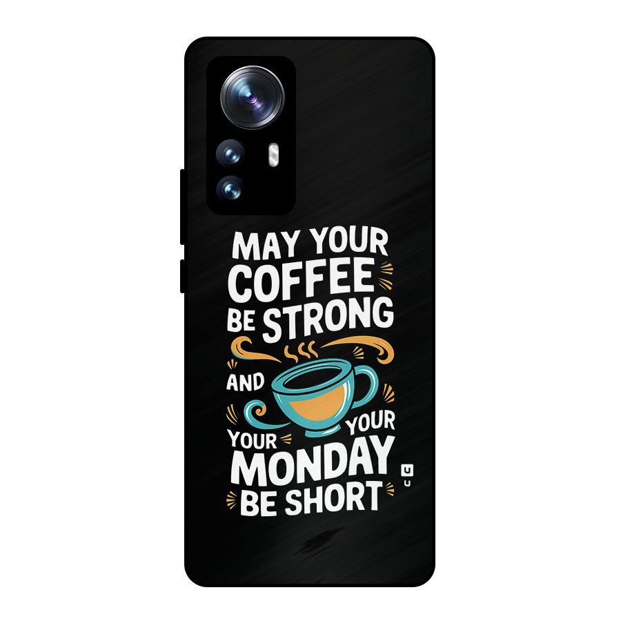 Strong Coffee Metal Back Case for Xiaomi 12 Pro
