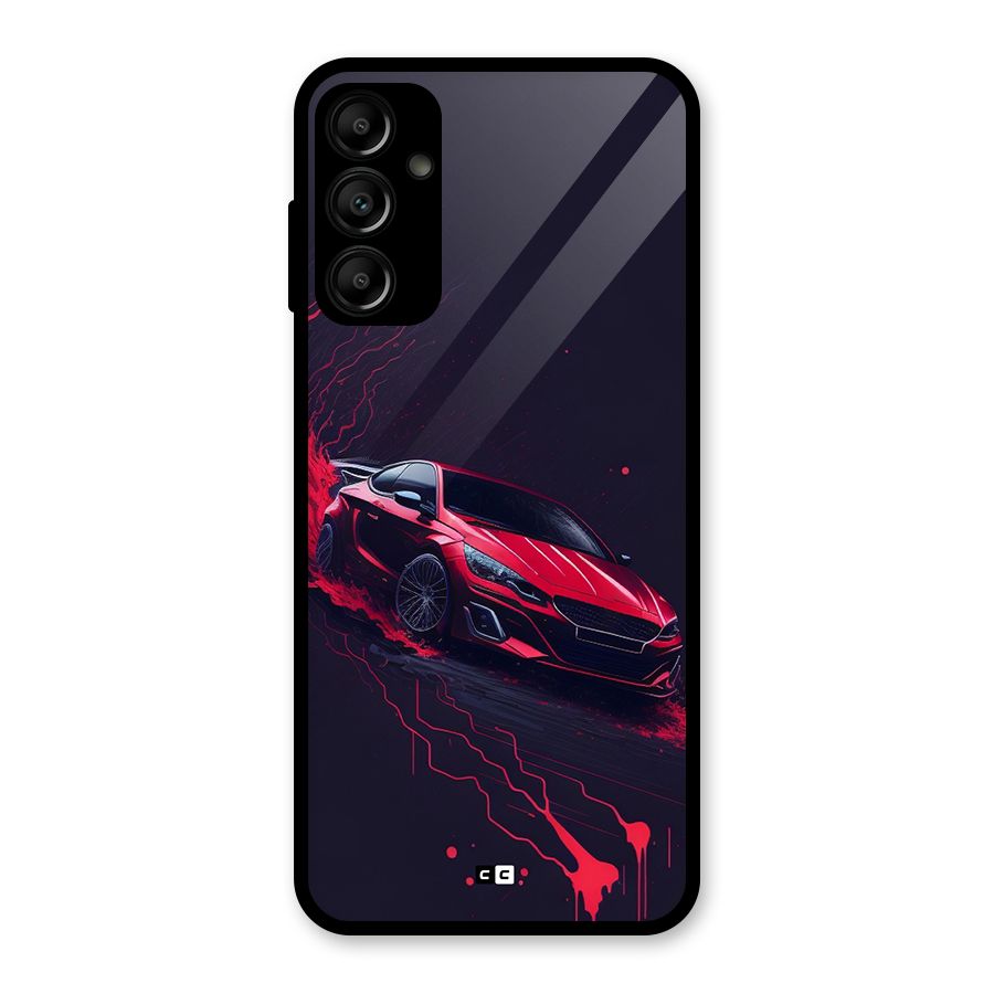 Stunning Car Glass Back Case for Galaxy A14 5G