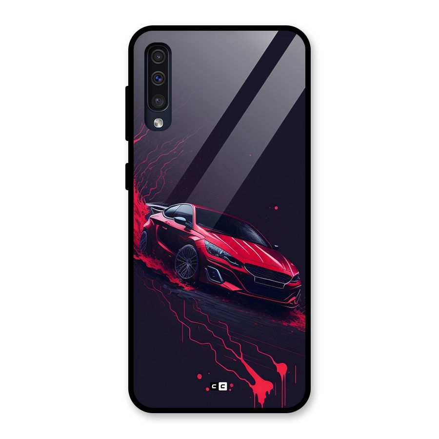 Stunning Car Glass Back Case for Galaxy A30s