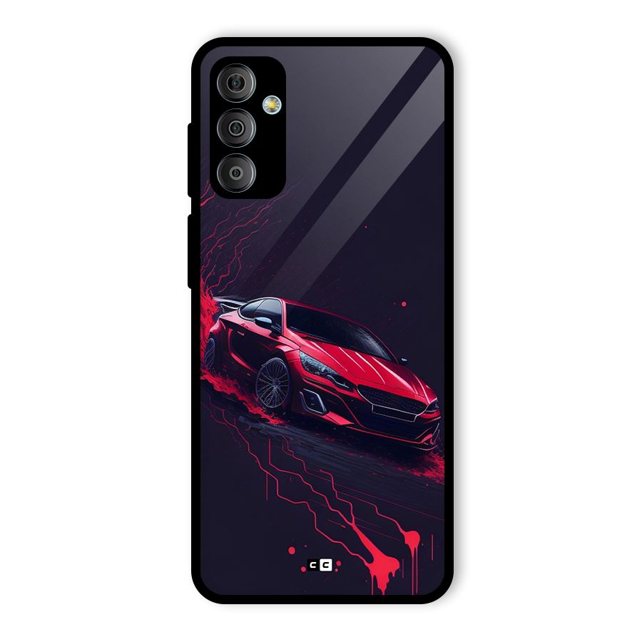 Stunning Car Glass Back Case for Galaxy F23