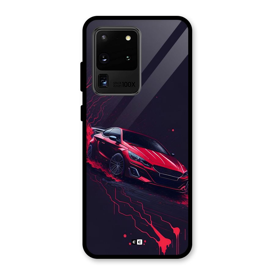 Stunning Car Glass Back Case for Galaxy S20 Ultra