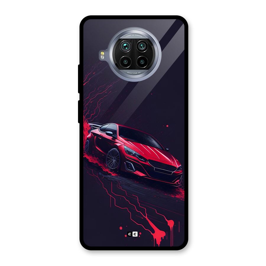 Stunning Car Glass Back Case for Mi 10i