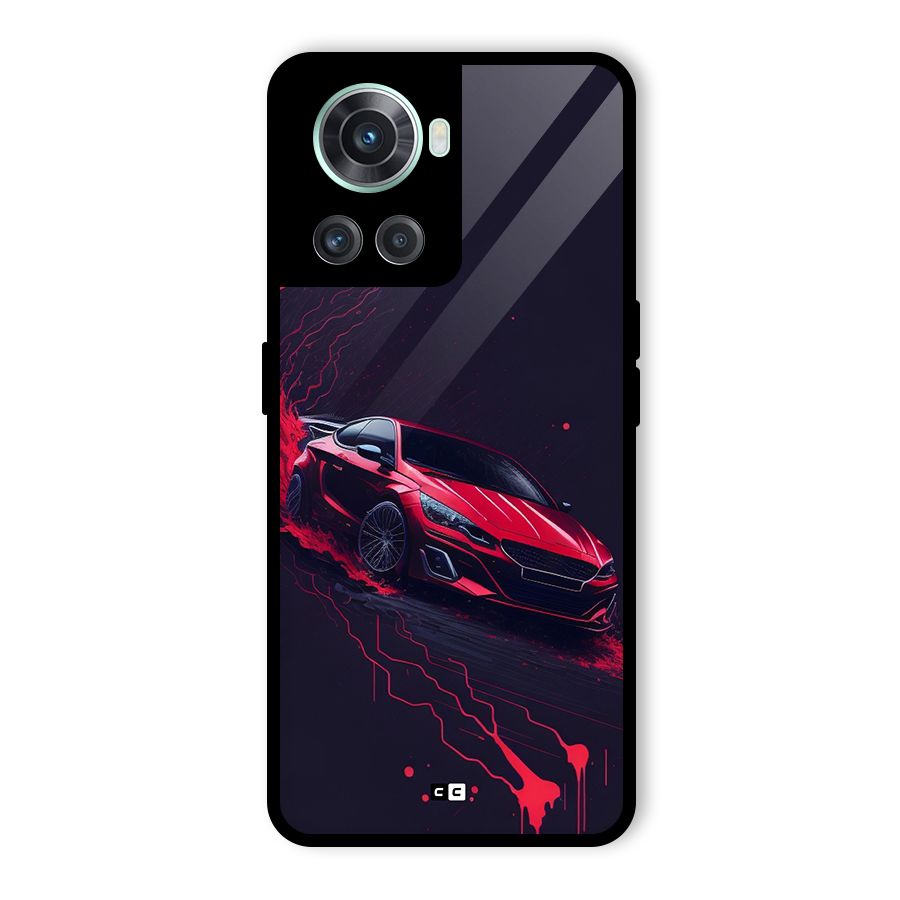 Stunning Car Glass Back Case for OnePlus 10R