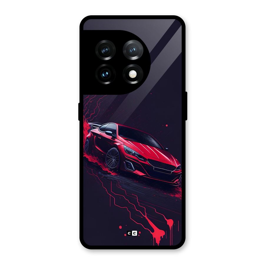 Stunning Car Glass Back Case for OnePlus 11