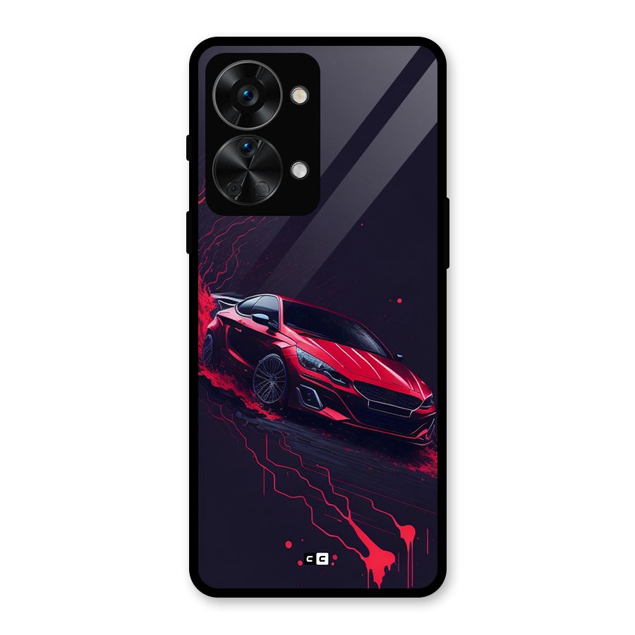 Stunning Car Glass Back Case for OnePlus Nord 2T