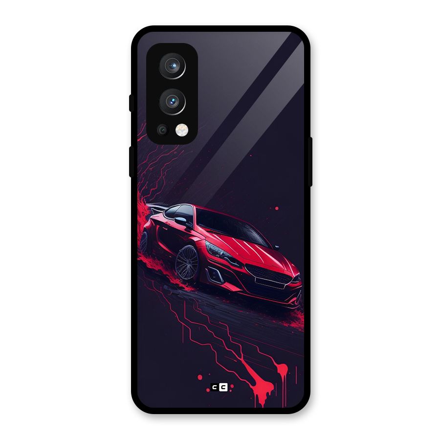 Stunning Car Glass Back Case for OnePlus Nord 2 5G