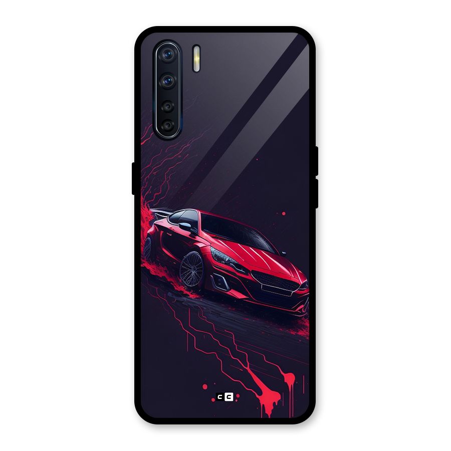 Stunning Car Glass Back Case for Oppo F15