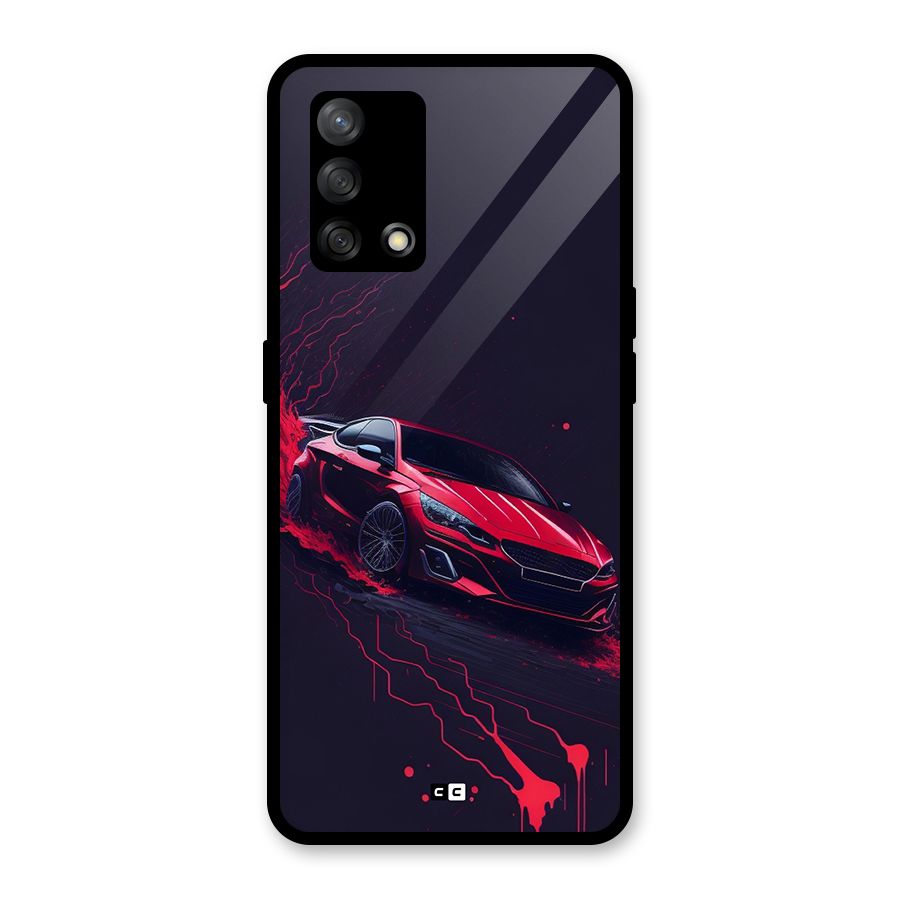 Stunning Car Glass Back Case for Oppo F19s