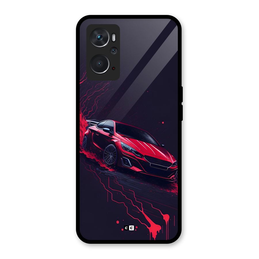 Stunning Car Glass Back Case for Oppo K10 4G