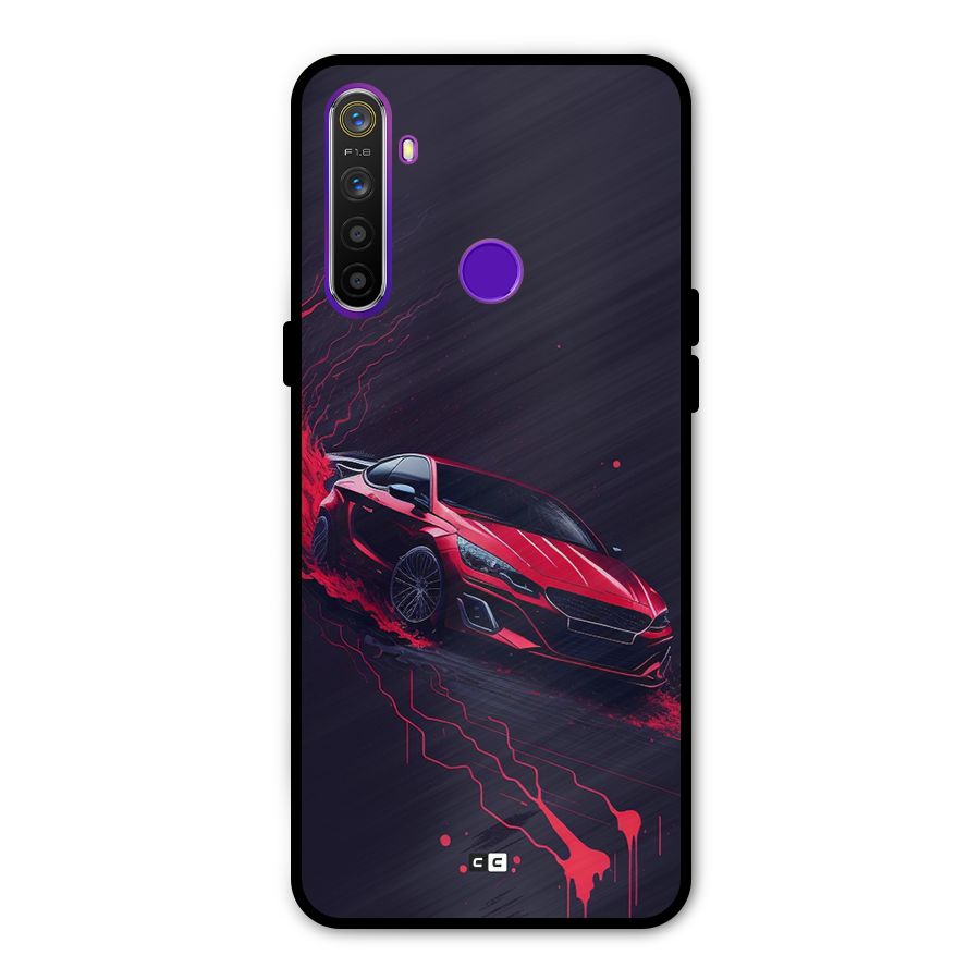 Stunning Car Glass Back Case for Realme 5s