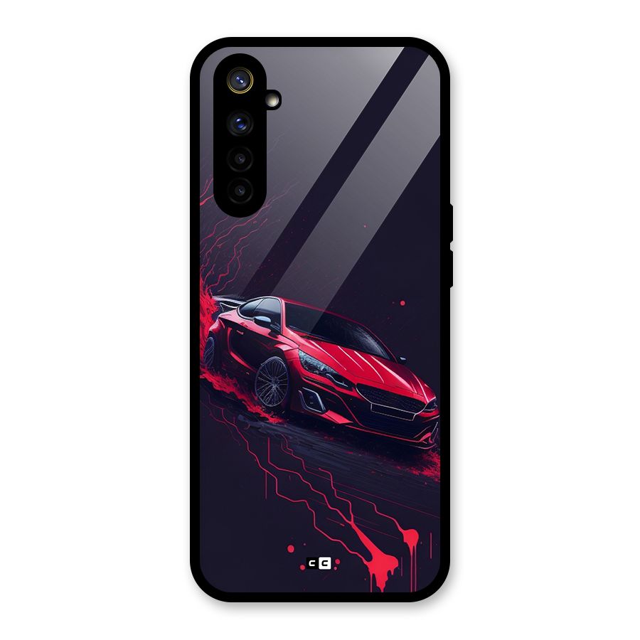 Stunning Car Glass Back Case for Realme 6
