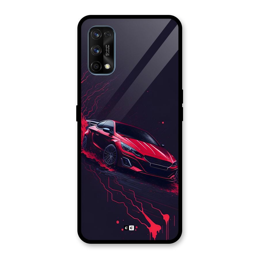 Stunning Car Glass Back Case for Realme 7 Pro