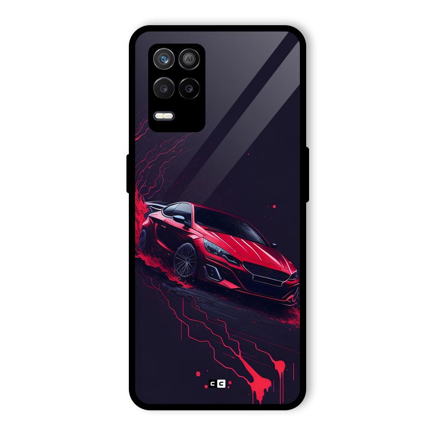 Stunning Car Glass Back Case for Realme 8 5G