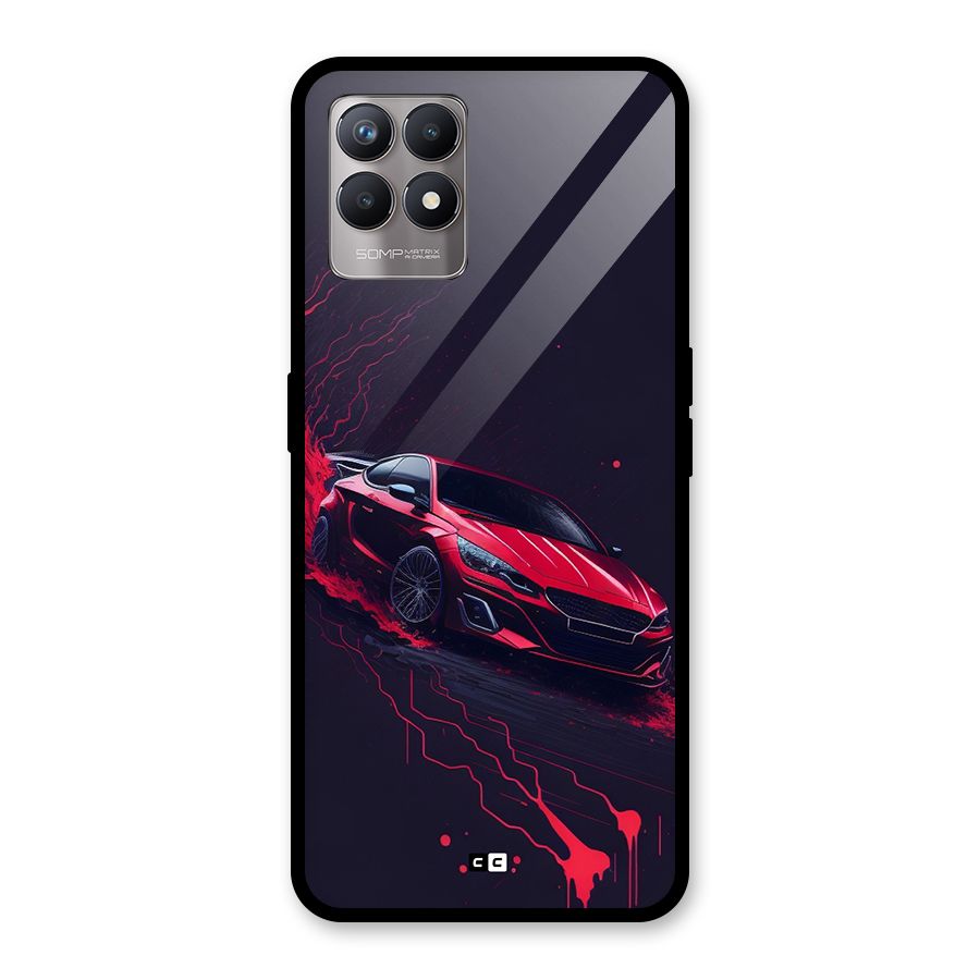 Stunning Car Glass Back Case for Realme 8i